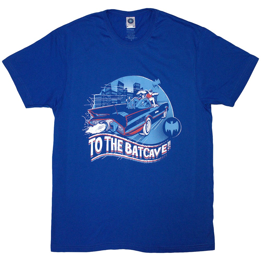 DC Comics Batman - To The Batcave Mens T-shirt - Blue